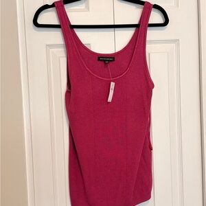 NWT - Silk Blend Pink Tank Top